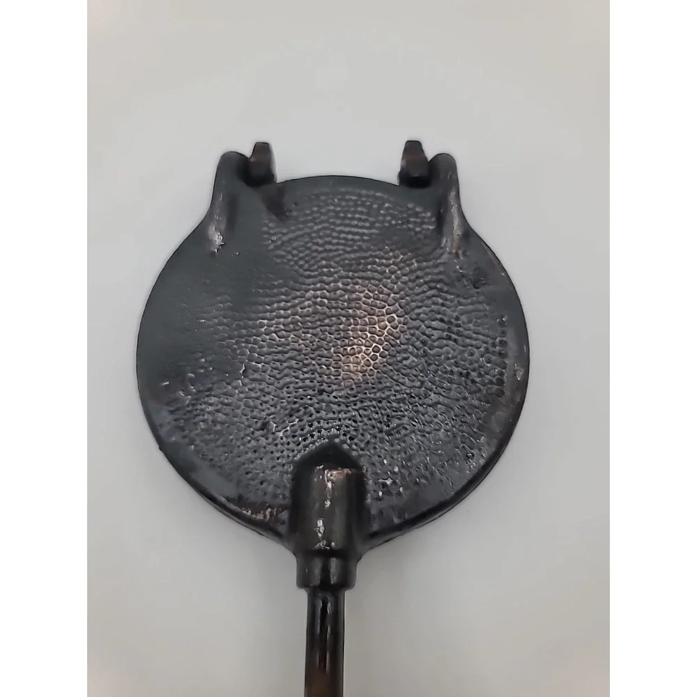 VTG Italian Pizzelle Maker Handheld Stove Top‎ Aluminum Cookie Waffle Iron